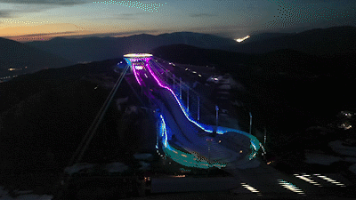 衛(wèi)星見證，這里如何變身“冬奧小城”