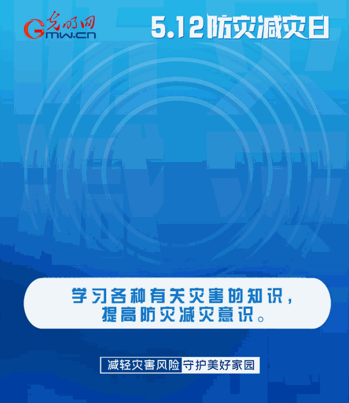 【動(dòng)態(tài)海報(bào)】減輕災(zāi)害風(fēng)險(xiǎn)，從這10個(gè)字開(kāi)始