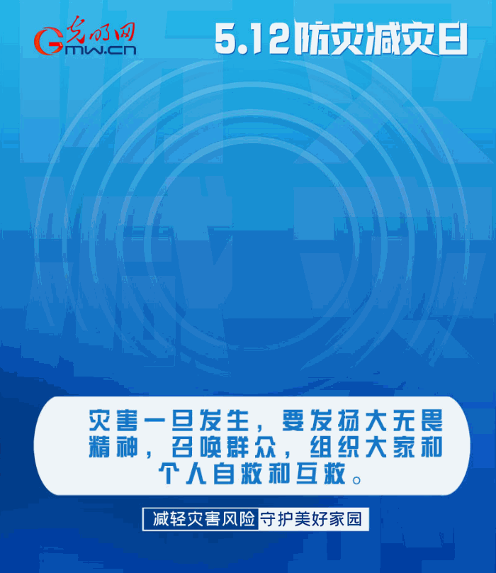 【動(dòng)態(tài)海報(bào)】減輕災(zāi)害風(fēng)險(xiǎn)，從這10個(gè)字開(kāi)始