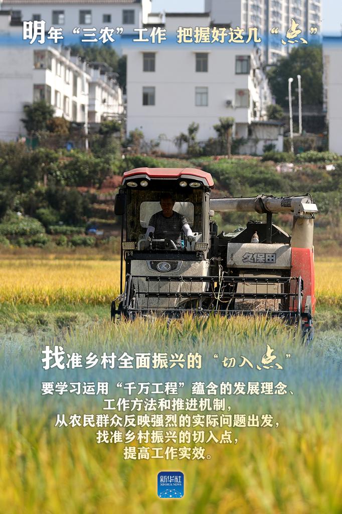 明年“三農(nóng)”工作，這幾個(gè)“點(diǎn)”要把握好