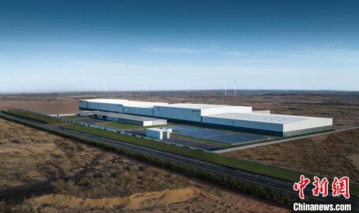 圖為鄂爾多斯零碳產(chǎn)業(yè)園(資料圖)。　張元供圖
