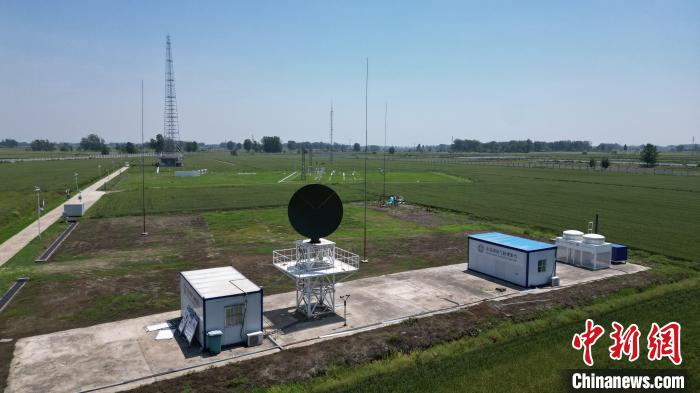 航拍壽縣國(guó)家氣候觀測(cè)臺(tái)。　祝亮 攝