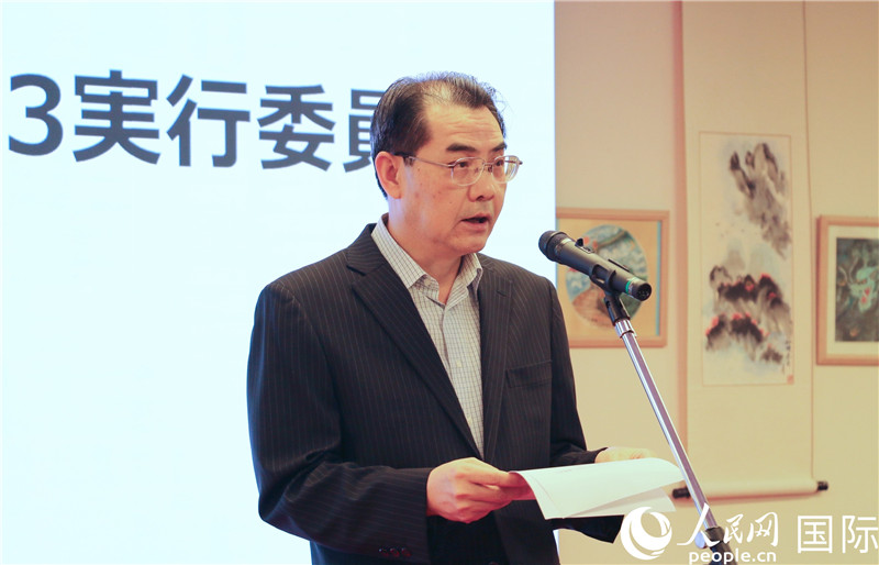 中國駐日本大使吳江浩致辭。人民網(wǎng) 許可攝