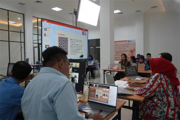 活動(dòng)現(xiàn)場(chǎng)。供圖：印尼三一一大學(xué)孔子學(xué)院