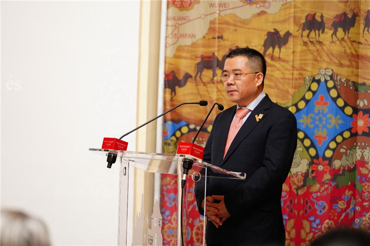中國駐匈牙利大使龔韜。布達佩斯中國文化中心供圖