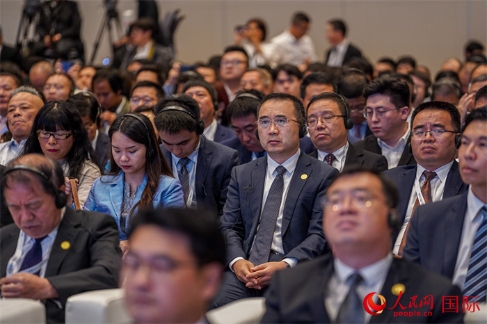 2023中國（浙江）—泰國合作交流會現(xiàn)場。普拉維攝