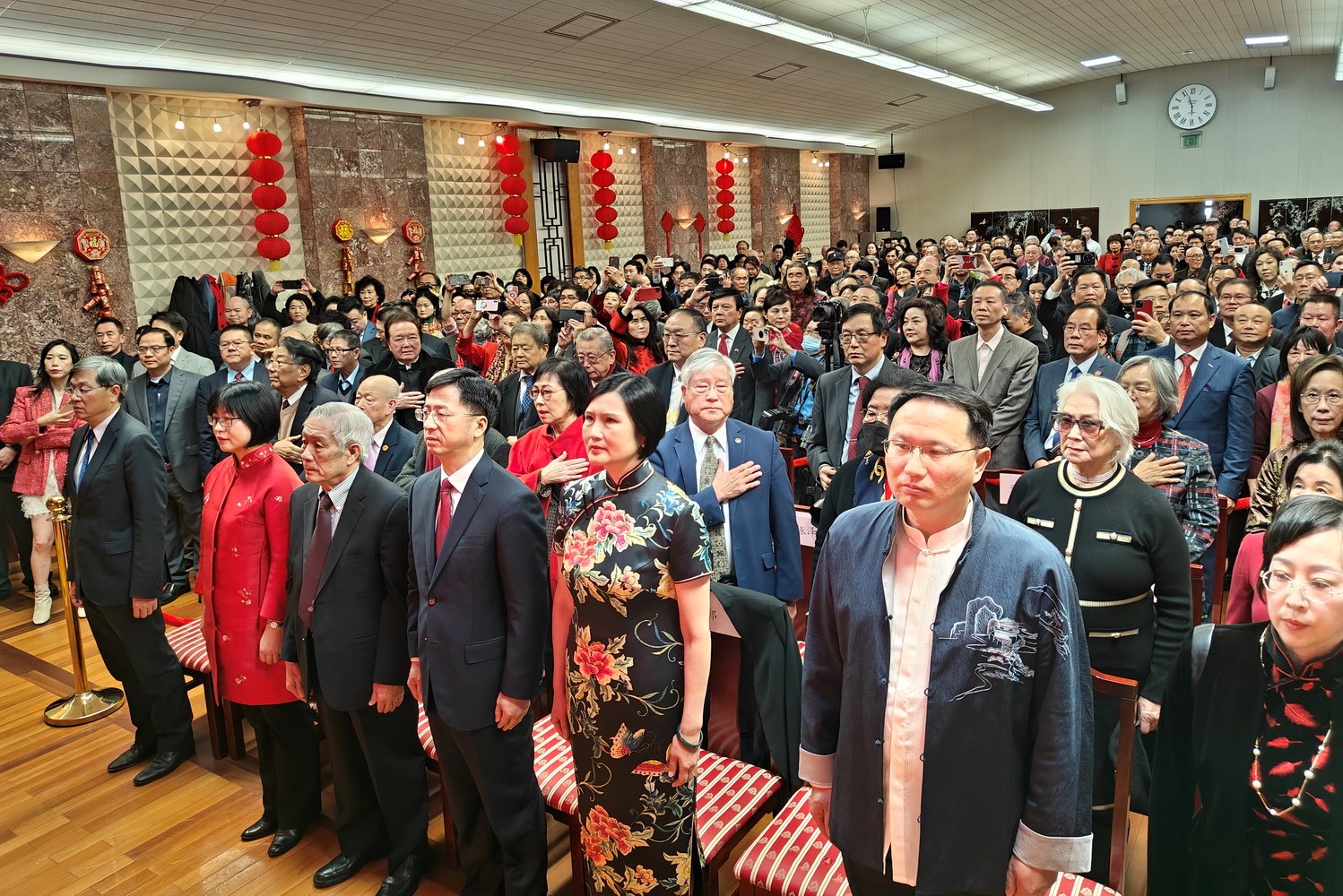 領(lǐng)區(qū)各州代表參加招待會(huì)。主辦方供圖