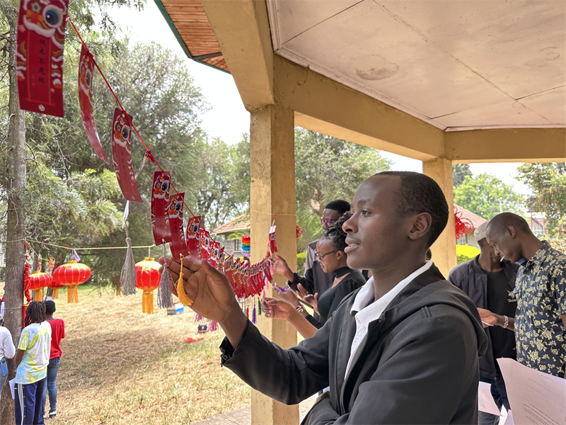 活動現(xiàn)場。肯尼亞埃格頓大學(xué)孔子學(xué)院供圖