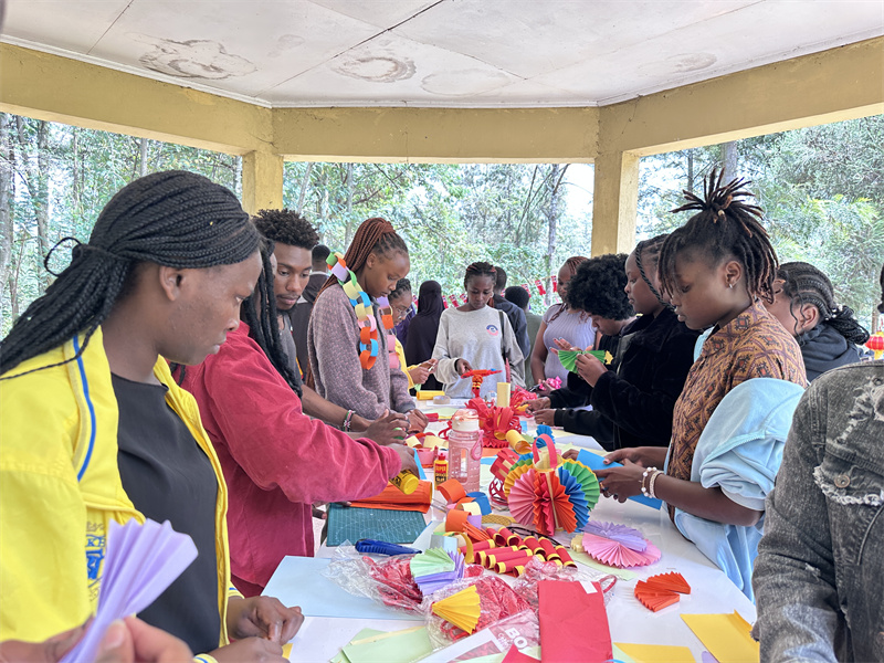 活動現(xiàn)場。肯尼亞埃格頓大學(xué)孔子學(xué)院供圖