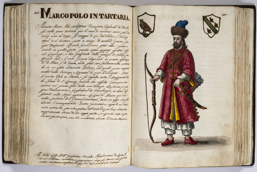 “馬可·波羅的世界”展覽的部分展品。威尼斯市立博物館基金會供圖