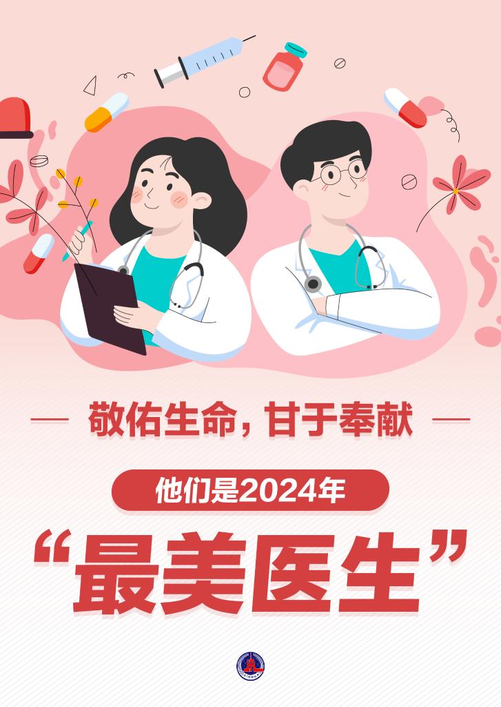 新華鮮報|致敬“白衣戰(zhàn)士”！2024年“最美醫(yī)生”發(fā)布