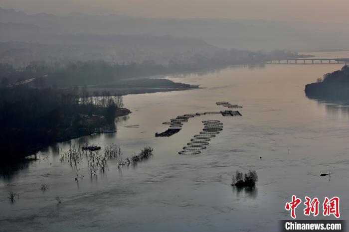 圖為冷水魚養(yǎng)殖?！±钣穹?攝