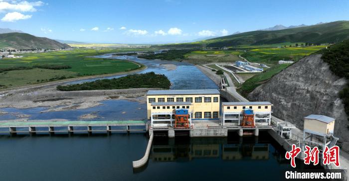 圖為引大濟湟調(diào)水總干渠的樞紐。(資料圖) 青海省水利廳 供圖