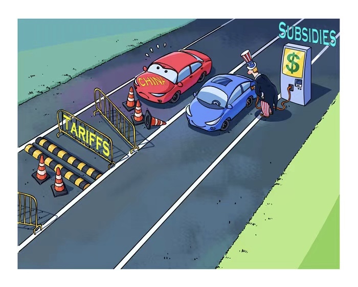 漫畫作者：馬宏亮（人民網(wǎng)版權(quán)圖片，未經(jīng)授權(quán)請勿轉(zhuǎn)載。）