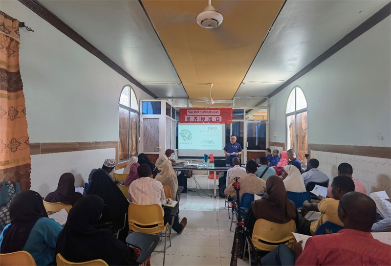 中國專家組進行標準宣貫。專家組供圖