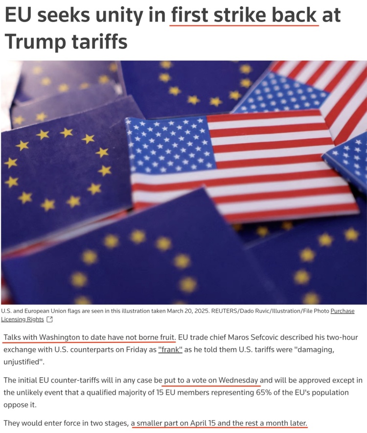 深觀察丨“只要團結(jié)，歐盟反制美國的王牌很多”