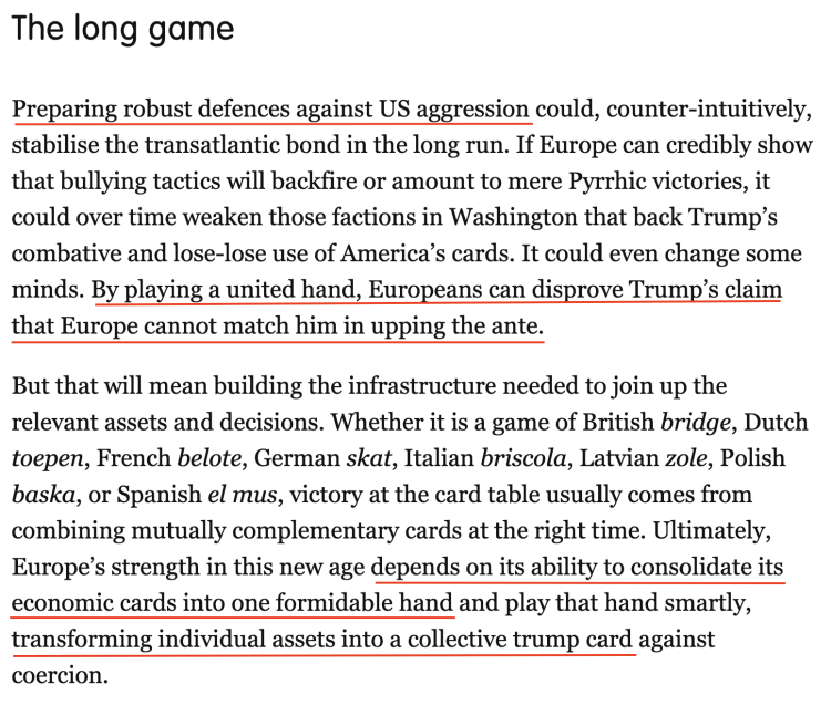 深觀察丨“只要團結(jié)，歐盟反制美國的王牌很多”