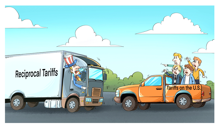 漫畫作者：譚希光（人民網(wǎng)版權(quán)圖片，未經(jīng)授權(quán)請勿轉(zhuǎn)載。）