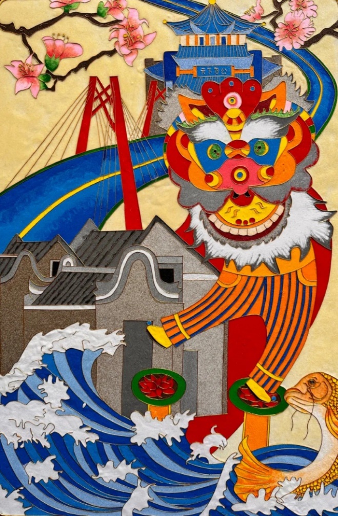 中小學(xué)生創(chuàng)新創(chuàng)意設(shè)計(jì)成果首次登上文博會。參展觀眾供圖