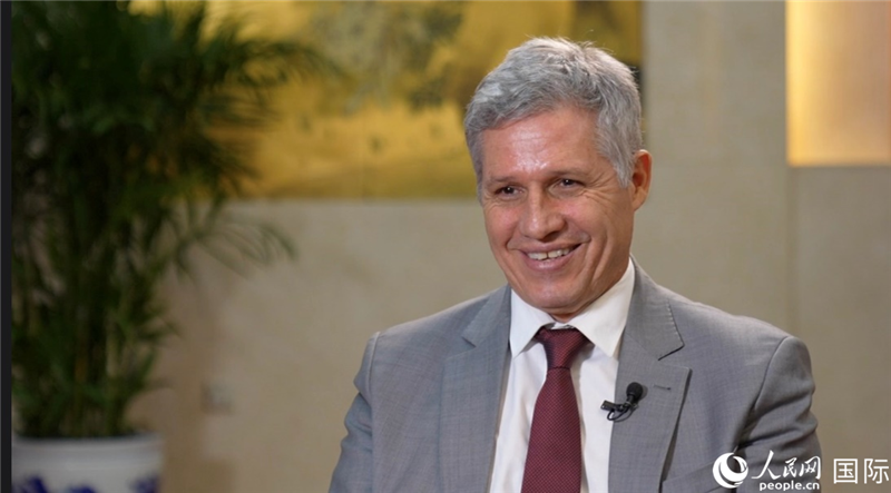 巴西農(nóng)村發(fā)展部部長(zhǎng)特謝拉。 人民網(wǎng)記者 張榮攝