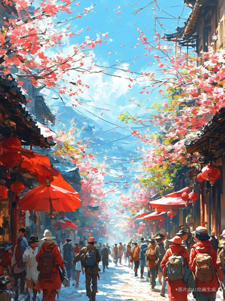 【巳巳如意萬象新】漫評丨紅紅火火中國年，照見新年新圖景