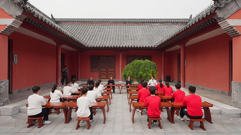 “一塊豆腐話清廉”思政課。滁州市委網(wǎng)信辦供圖