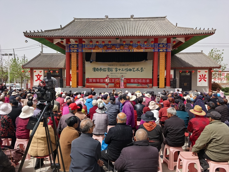 “一元劇場”下鄉(xiāng)演出現(xiàn)場（資料圖）。代九奎攝