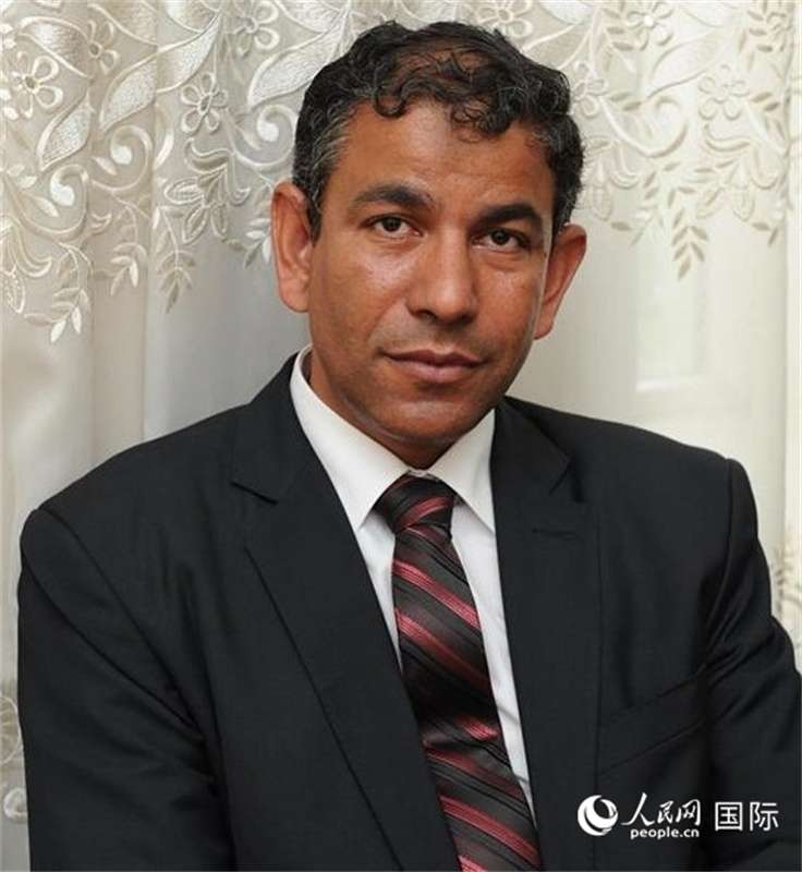 埃及著名中國和亞洲問題專家德拉比克。人民網(wǎng)記者 黃培昭攝