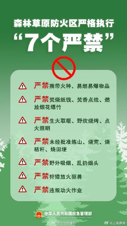 清明將至，一定做到“7個嚴禁”“6個要”！