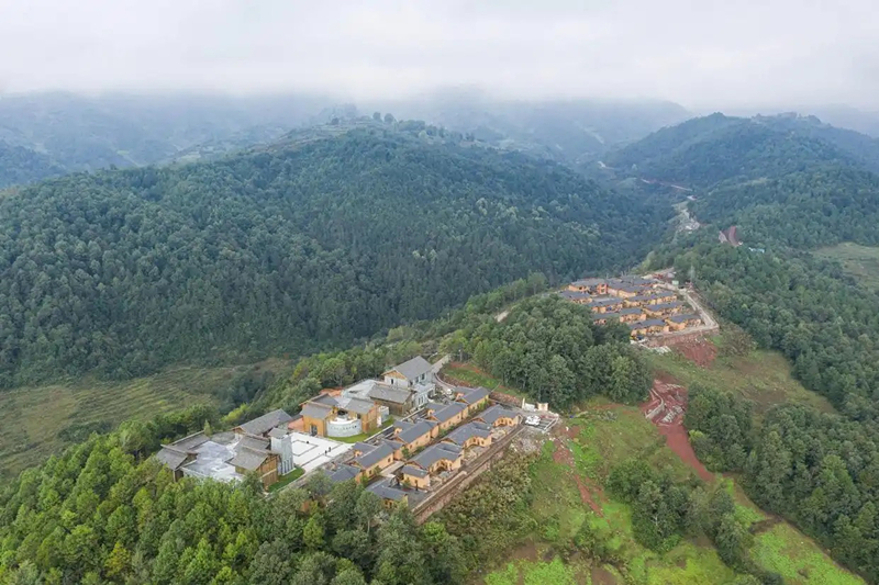 2020年10月13日拍攝的三河村新村聚居點(diǎn)。