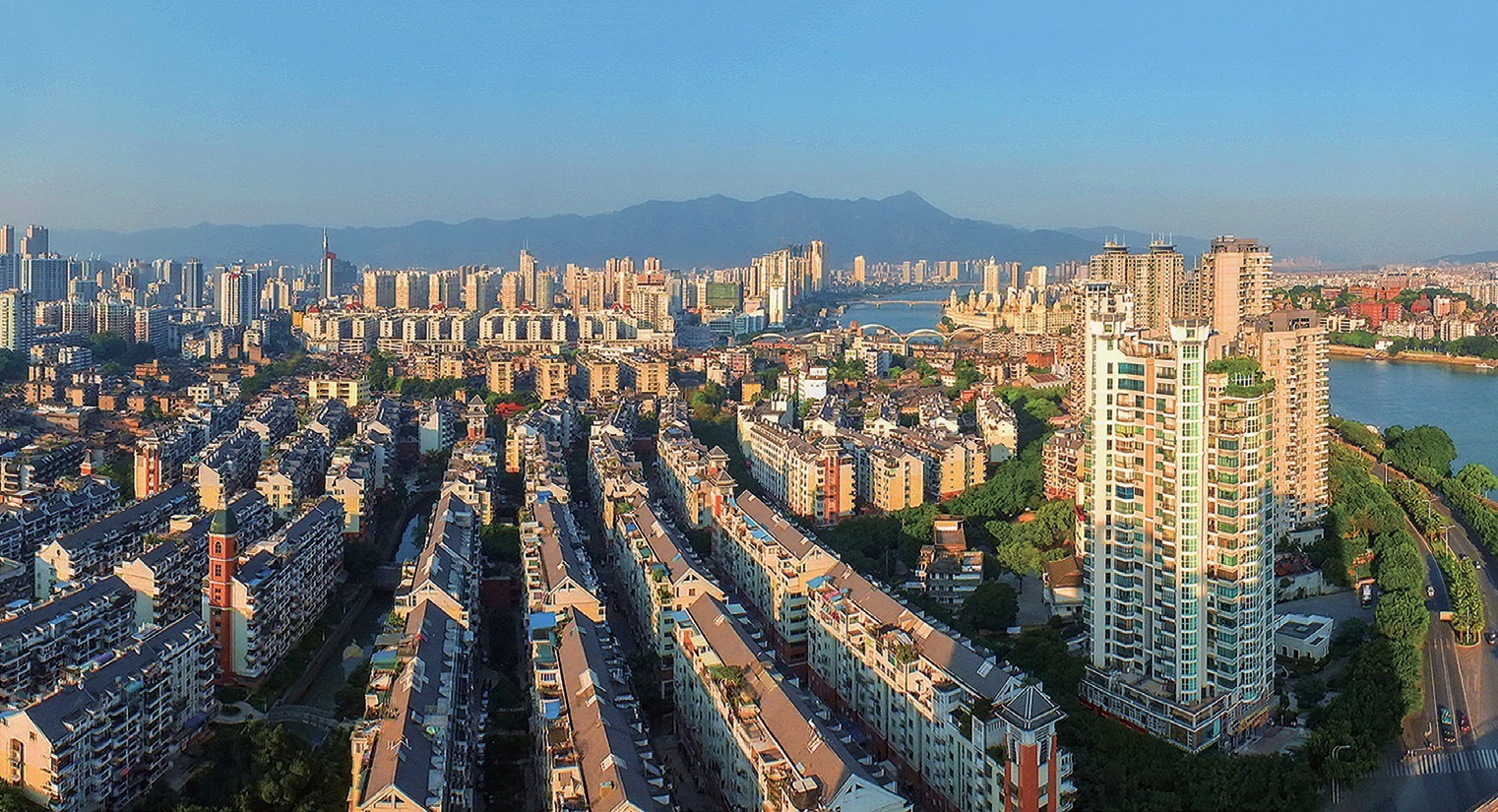 2018年，福州市臺江區(qū)蒼霞新城，高樓拔地而起，舊貌換新顏。