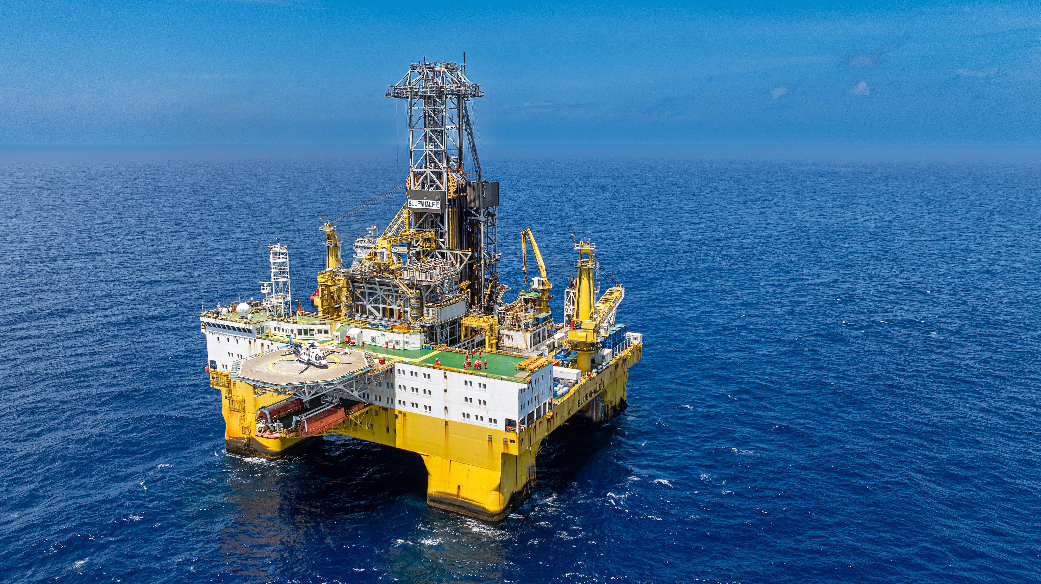 2024年8月17日，海南陵水，深海一號(hào)二期鉆井平臺(tái)。