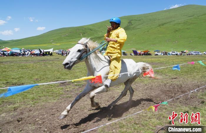 圖為選手進(jìn)行3000米賽馬比賽。　馬銘言 攝