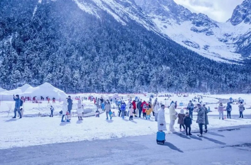 太子嶺滑雪場。阿壩州文廣旅局供圖