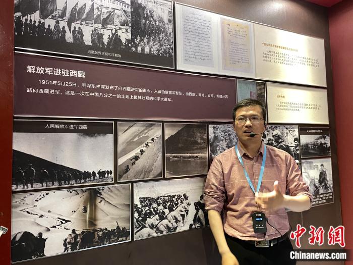 張慶沖在講解。彭寧鈴 攝