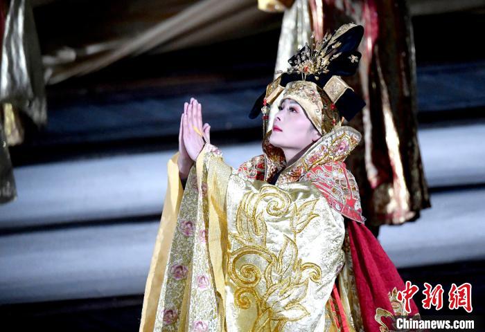 3月17日，西藏拉薩，《文成公主》大型史詩劇演出現(xiàn)場?！±盍?攝