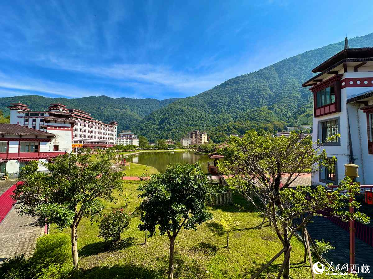 四季如春的墨脫縣。人民網(wǎng)記者 次仁羅布攝