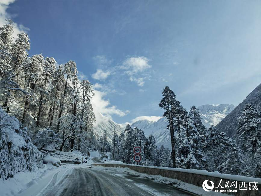 扎墨公路。人民網(wǎng) 李海霞攝