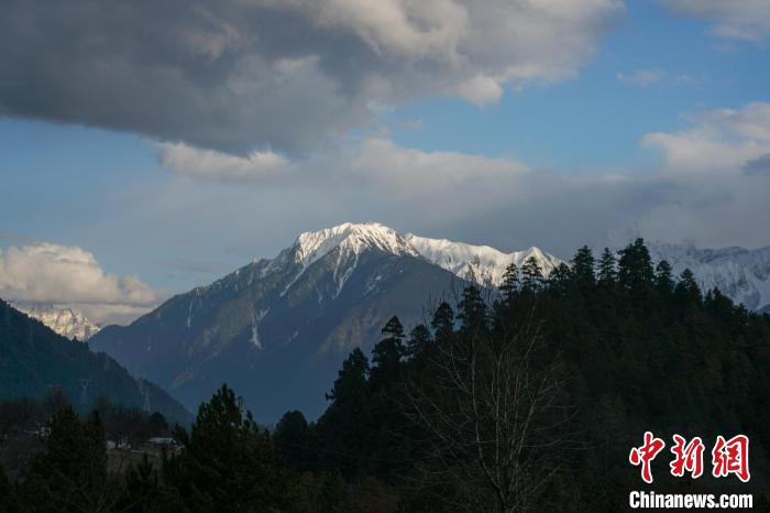 冬日，西藏波密縣境內(nèi)的雪山風光?！〗w波 攝