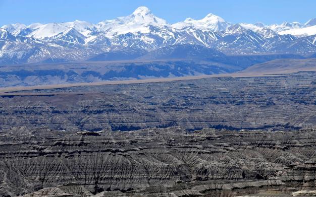 4月5日，西藏阿里札達(dá)土林。　李林 攝