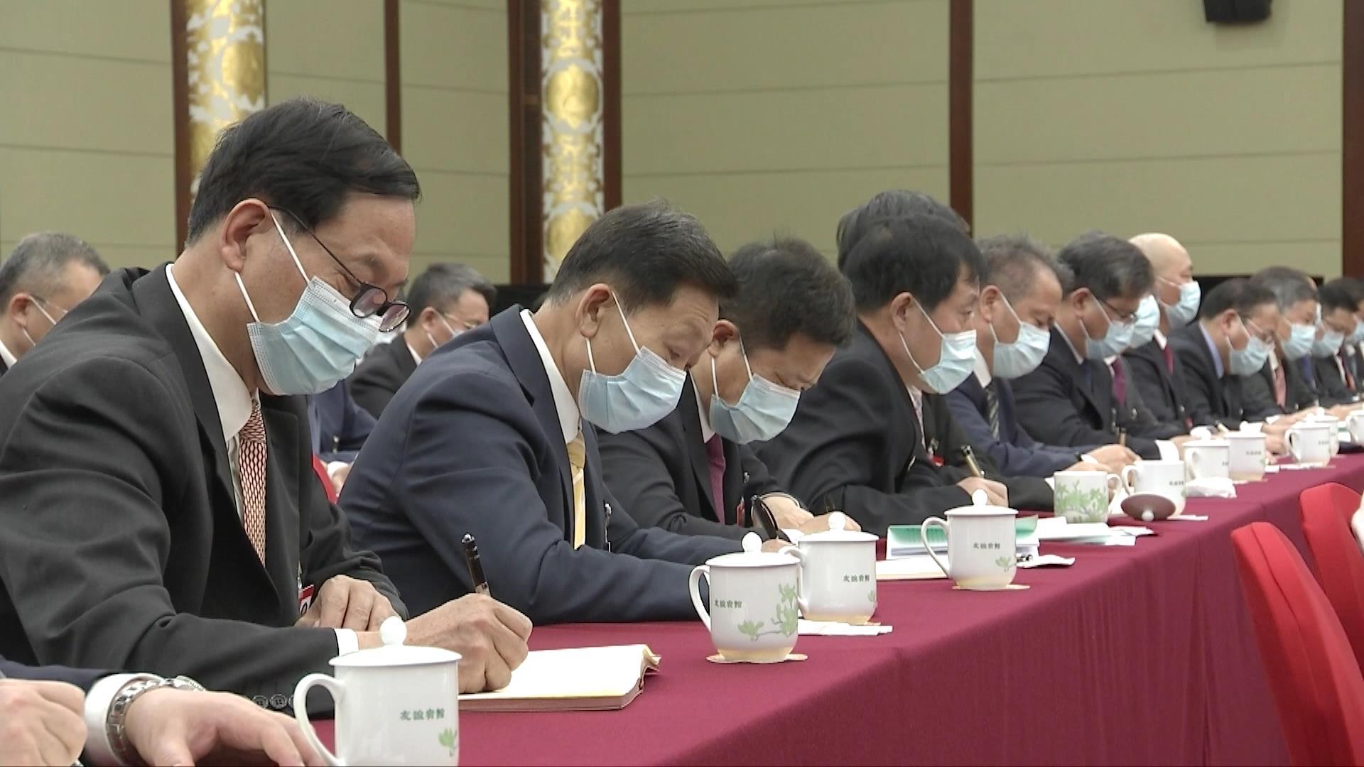 聯(lián)組會(huì)現(xiàn)場。（總臺央視記者李輝拍攝）